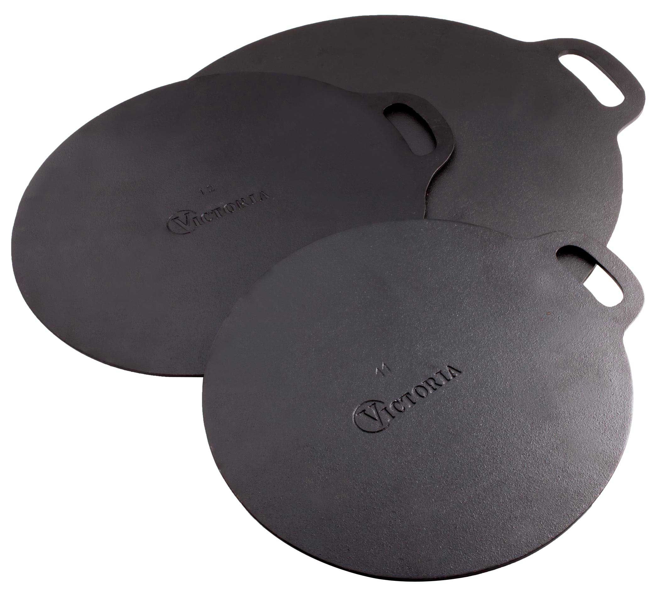 Victoria Cast Iron Tawa Budare Comal, 15 Inch -- 2 Per Case