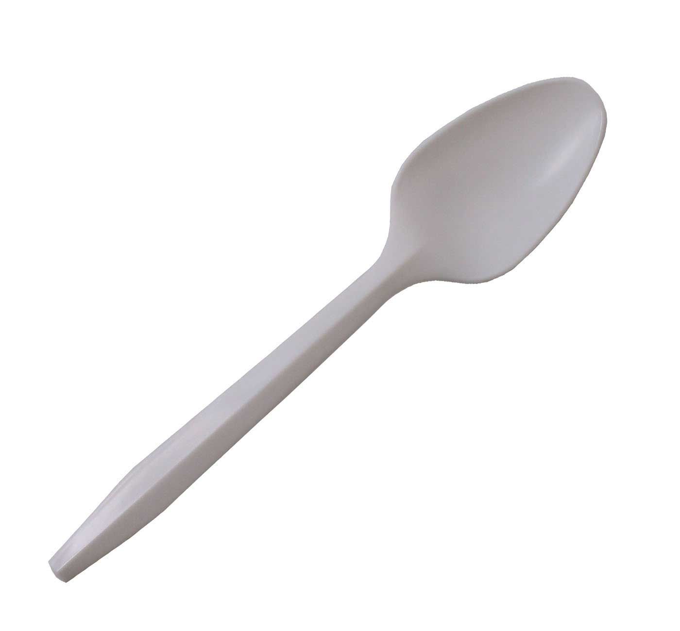 Verde Pack Weight Polypropylene White Teaspoon -- 1000 Per Case