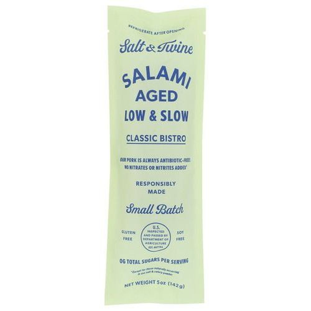 Salt And Twine Classic Bistro Salami, 5 Ounce -- 12 Per Case