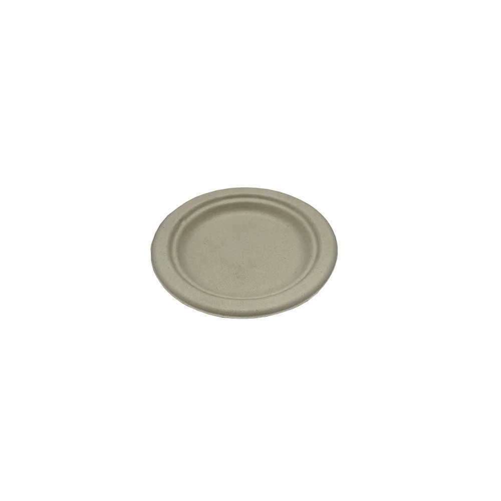Empress Earth Heavy Weight Natural White Bagasse Pfas Free Plate, 6 Inch -- 1000 Per Case