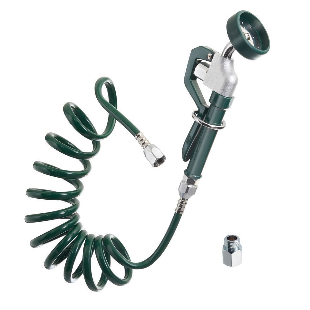 Krowne Angled Spray Valve Coiled Hose And 3/8 Inch Npt Female Adaptor Pet Grooming Kit
