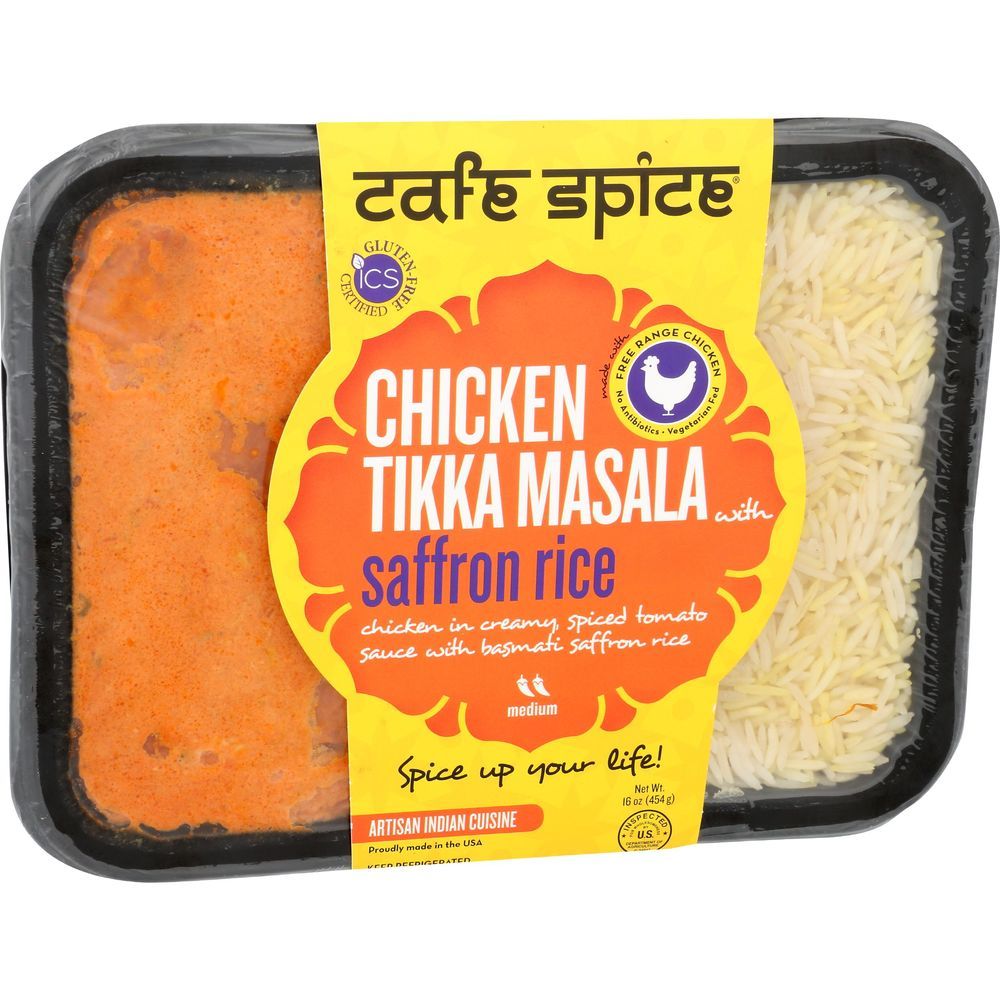 Cafe Spice Chicken Tikka Masala With Saffron Rice, 16 Ounce -- 6 Per Case
