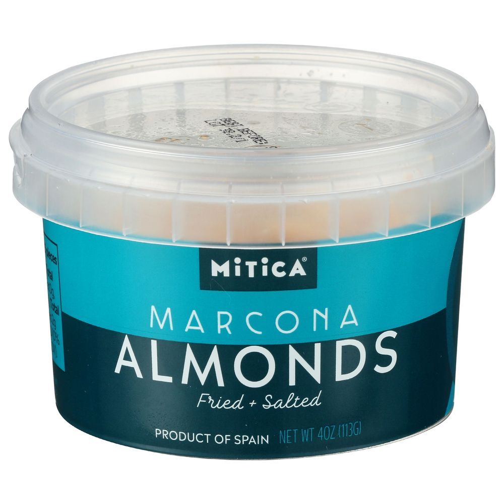 Mitica Fried And Salted Marcona Almonds, 4 Ounce Minitub -- 12 Per Case