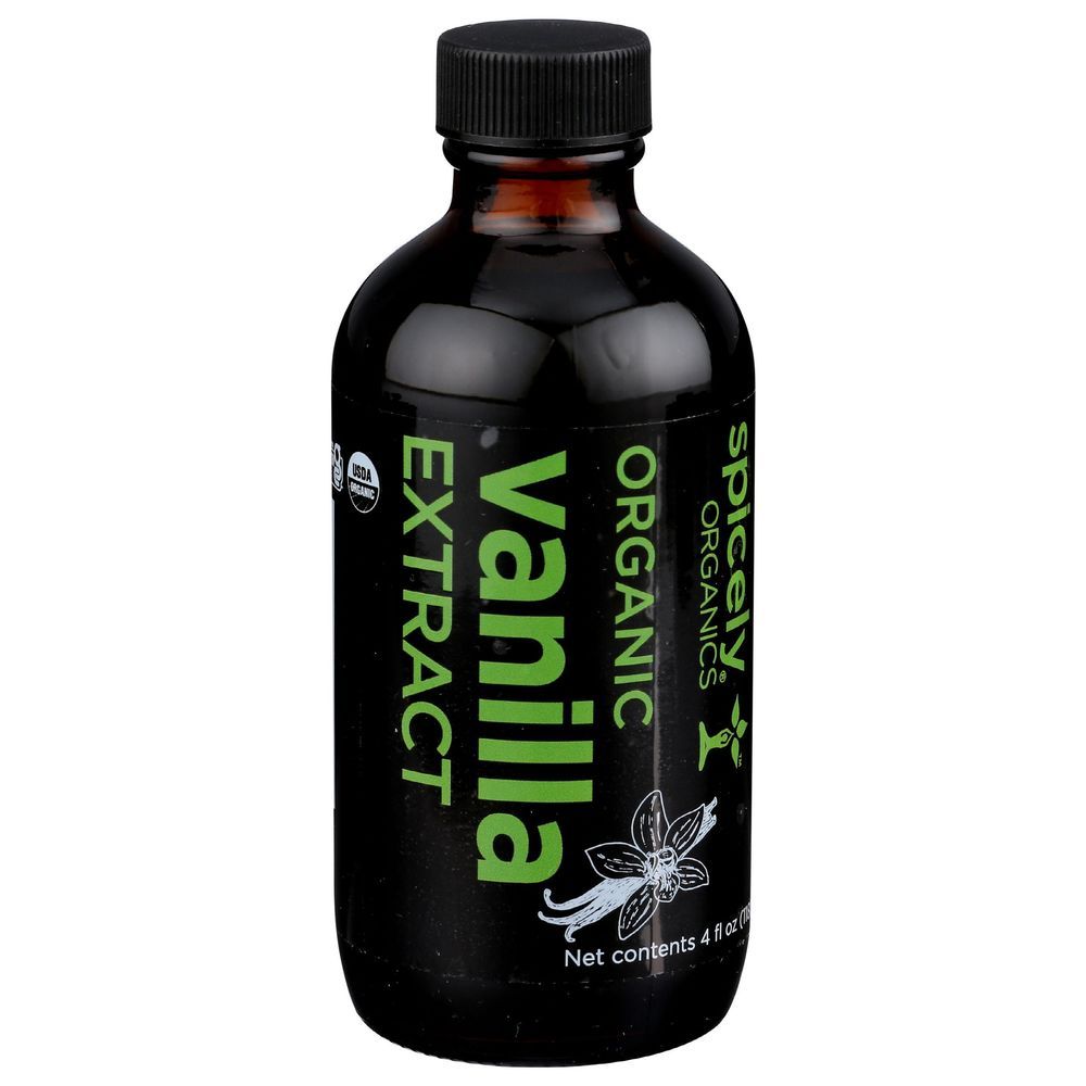 Spicely Organics Vanilla Extract, 4 Fluid Ounce -- 3 Per Case