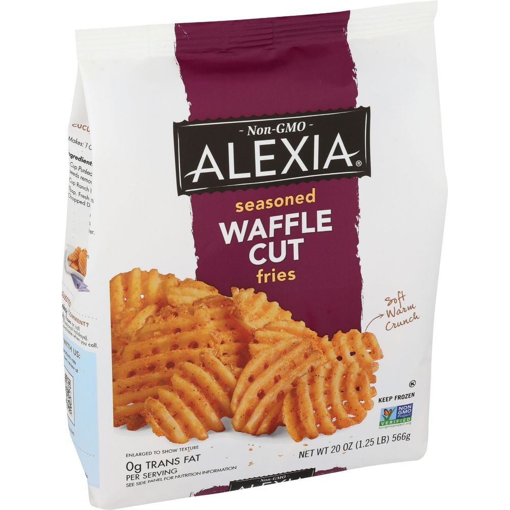 Alexia Seasoned Waffle Cut Fries, 20 Ounce -- 12 Per Case