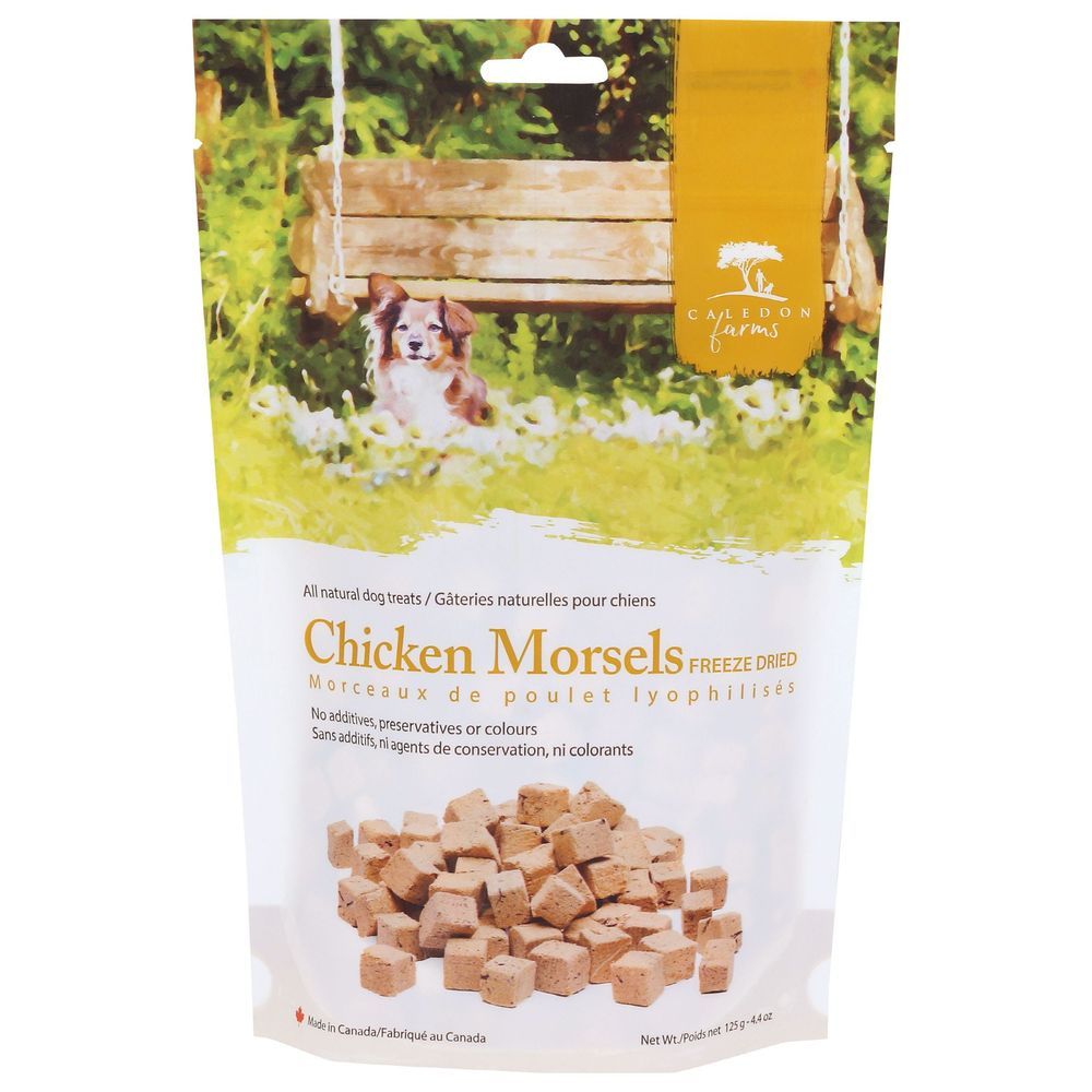Caledon Farms Freeze Dried Chicken Morsels Dog Treats, 4.4 Ounce -- 4 Per Case