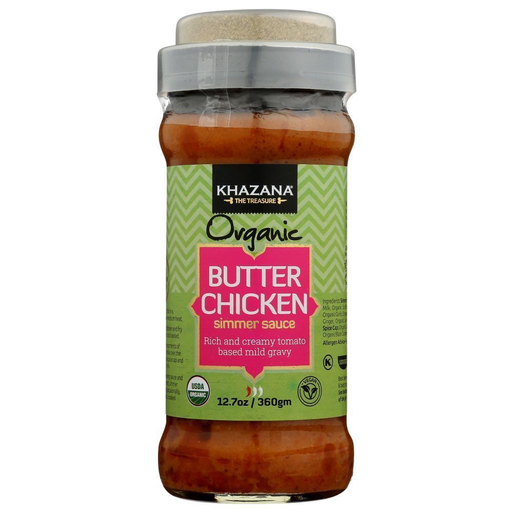 Khazana Organic Butter Chicken Simmer Sauce, 12.7 Ounce -- 6 Per Case