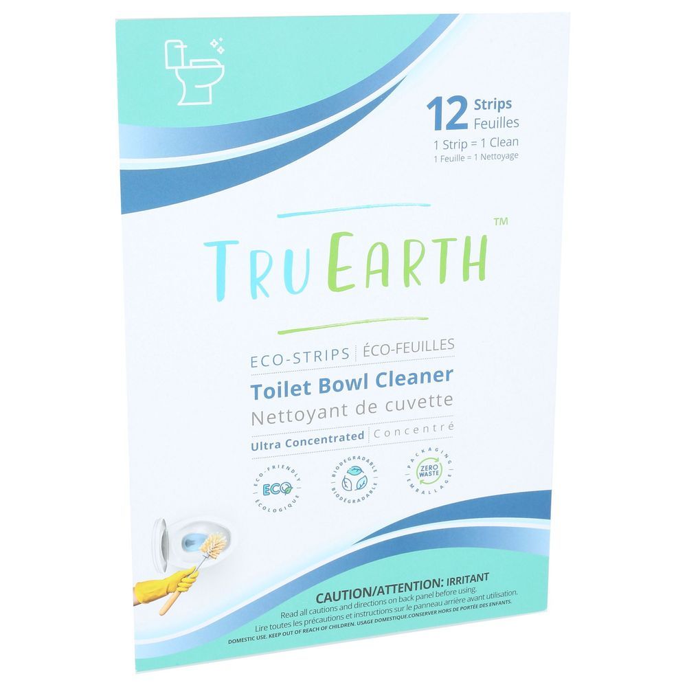 Tru Earth Eco Strips Toilet Bowl Cleaner, 12 Count -- 12 Per Case