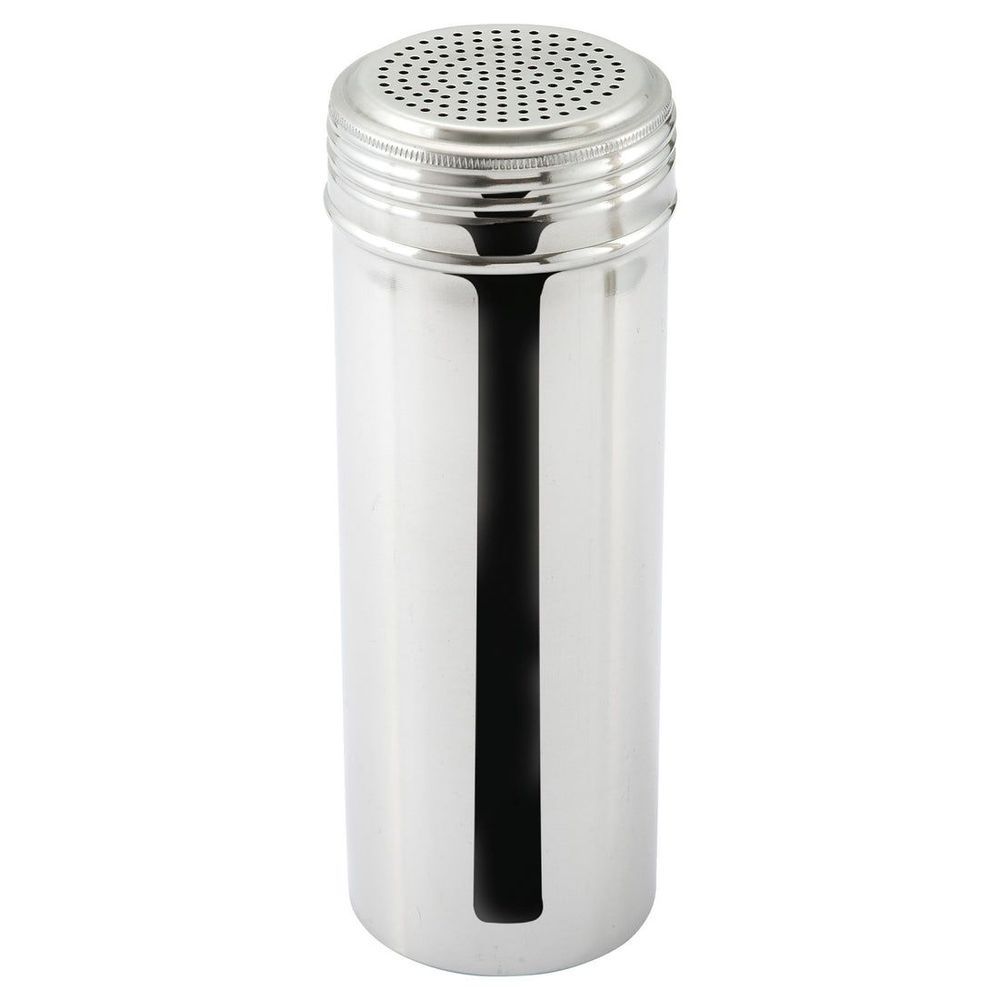 Winco Drg-22h-star Stainless Steel Dredge With Star Lid And Without Handle, 22 Ounce Capacity