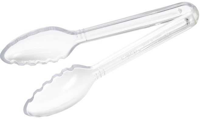 Winco Curv Clear Polycarbonate Serving Tong, 6 Inch -- 144 Per Case