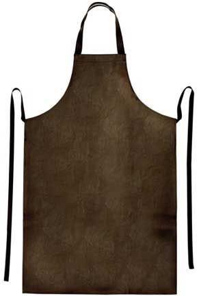 Winco Vinyl Brown Heavyweight Dishwashing Apron, 27.5 X 40 Inch -- 60 Per Case