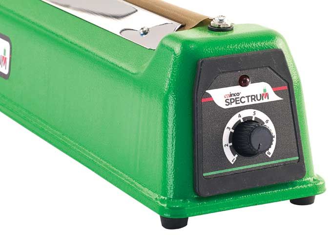Winco Spectrum Aluminum 120v Manual Impulse Bag Sealer, 20 7/8 X 3 5/8 X 12 Inch -- 10 Set Per Case