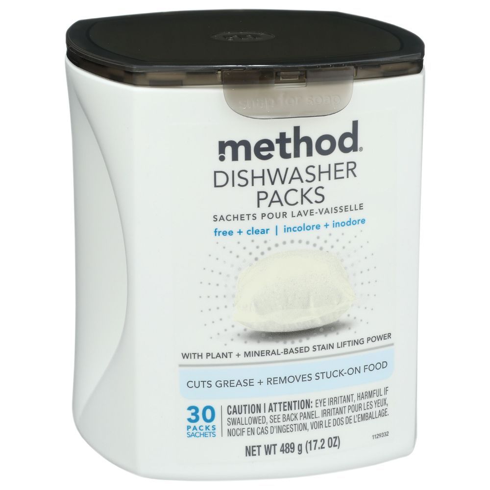 Method Free And Clear Dishwasher Detergent, 17.2 Ounce -- 4 Per Case