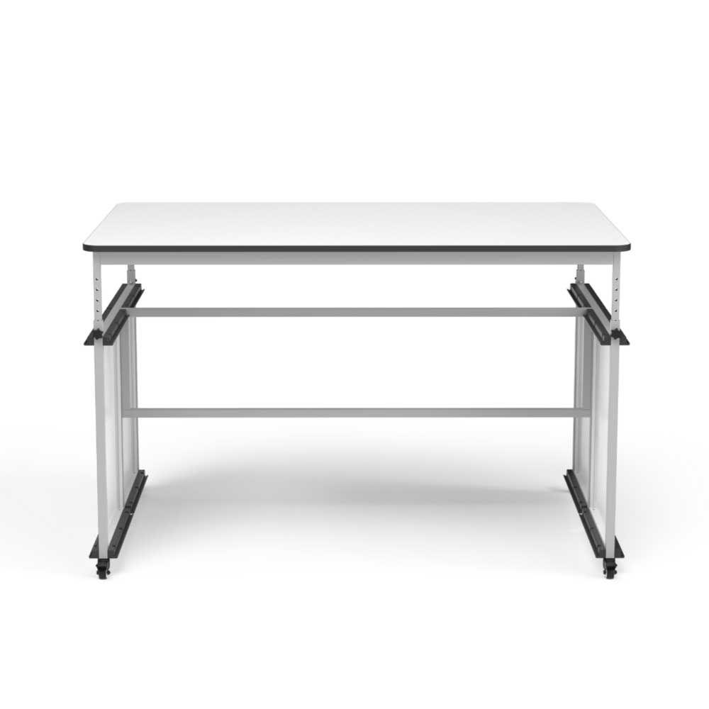 Luxor Modular Makerspace And Science Lab Table, 60.25 X 39.25 X 32 To 38 Inch Height
