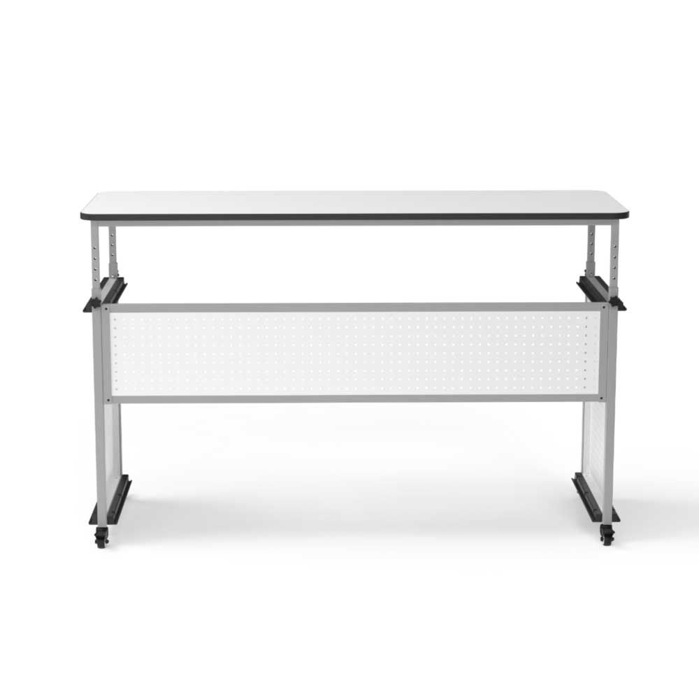 Luxor Modular Teacher Desk, 60.25 X 21 X 32 To 38 Inch Height