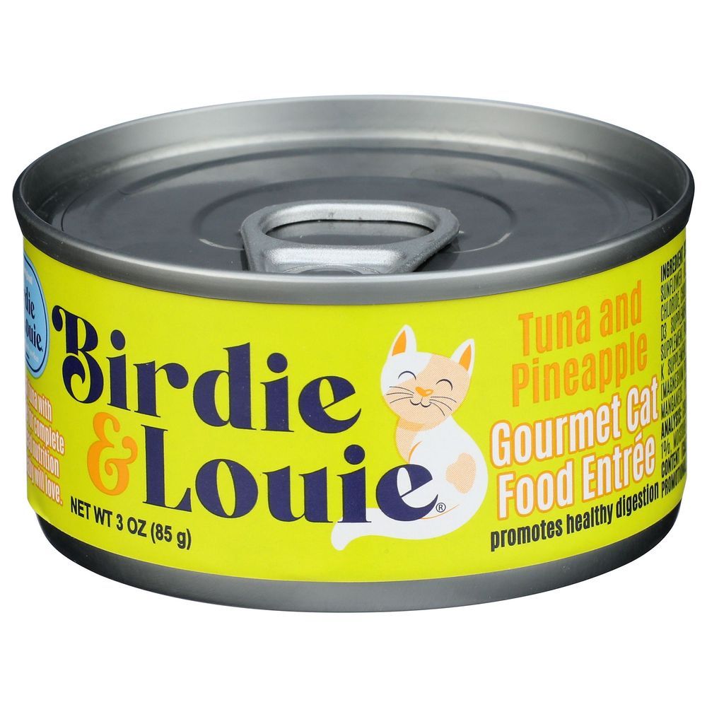 Birdie And Louie Gourmet Tuna And Pineapple Cat Food, 3 Ounce -- 12 Per Case