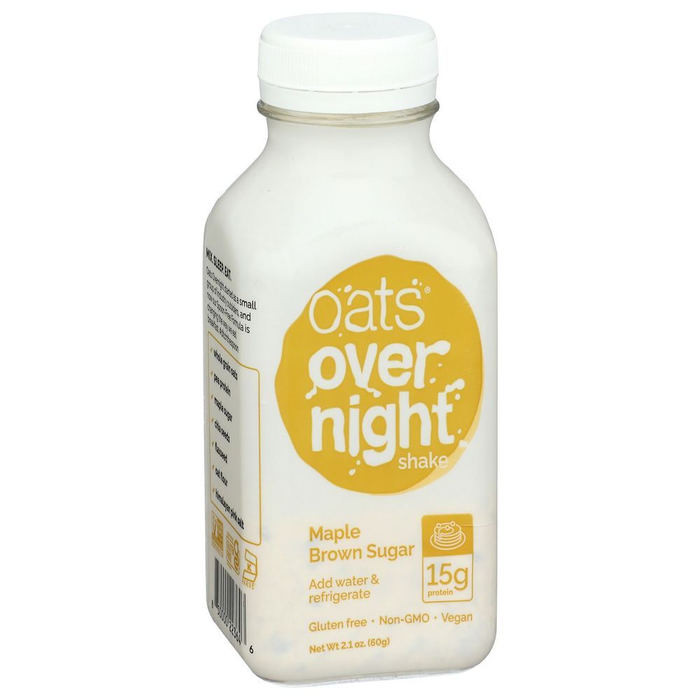Oats Overnight Maple Brown Sugar Shake, 2.2 Ounce -- 10 Per Case