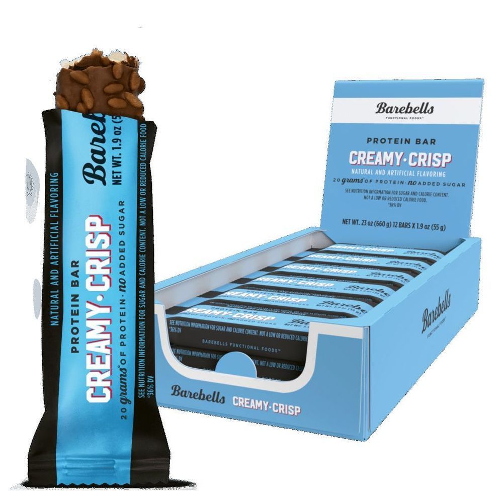Barebells Creamy Crisp Protein Bar, 1.94 Ounce -- 12 Per Case