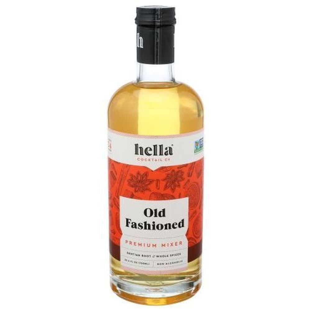Hella Cocktail Old Fashioned Premium Mixer, 25.4 Fluid Ounce -- 6 Per Case