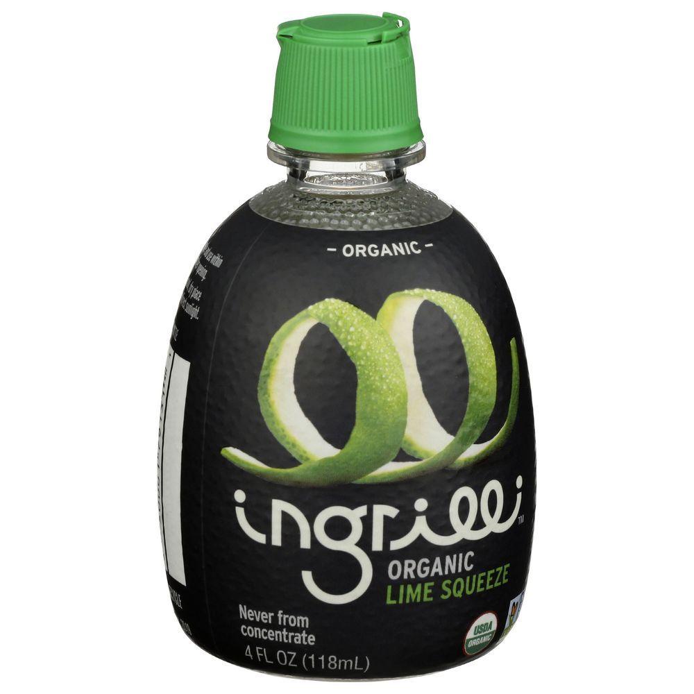Ingrilli Organic Lime Squeeze Juice, 4 Fluid Ounce -- 24 Per Case