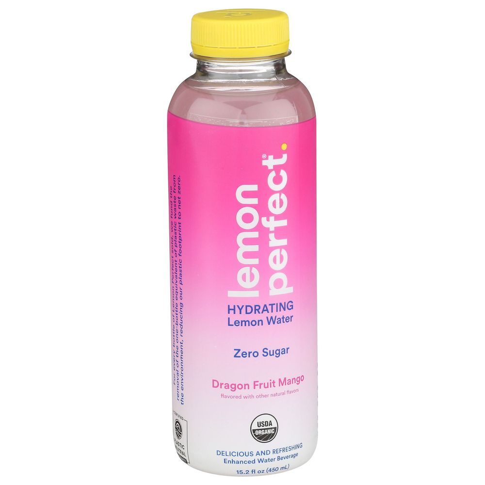 Lemon Perfect Zero Sugar Hydrating Dragon Fruit Mango Water, 15.2 Fluid Ounce -- 12 Per Case