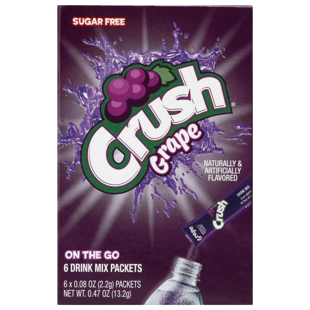 Crush Grape Powder Drink Mix, 0.48 Ounce -- 12 Per Case