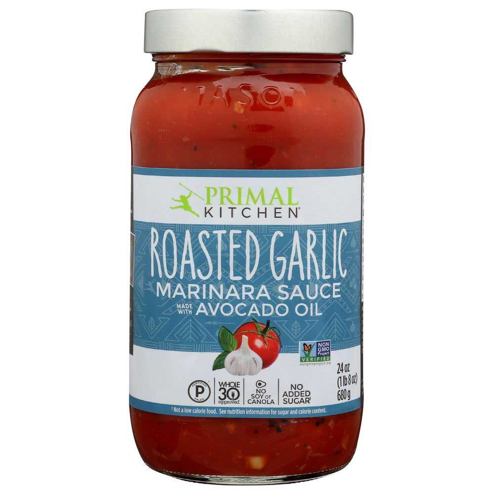 Primal Kitchen Roasted Garlic Marinara Sauce, 24 Ounce -- 6 Per Case