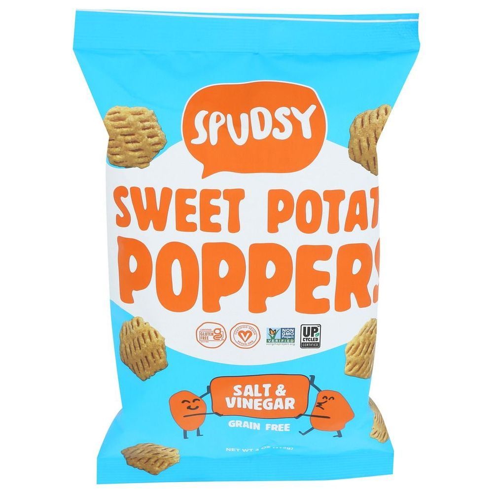 Spudsy Salt And Vinegar Sweet Potato Poppers, 4 Ounce -- 9 Per Case