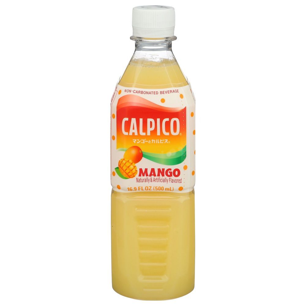 Calpico Mango Non Carbonated Beverage, 16.9 Fluid Ounce Pet Bottle -- 6 Per Case