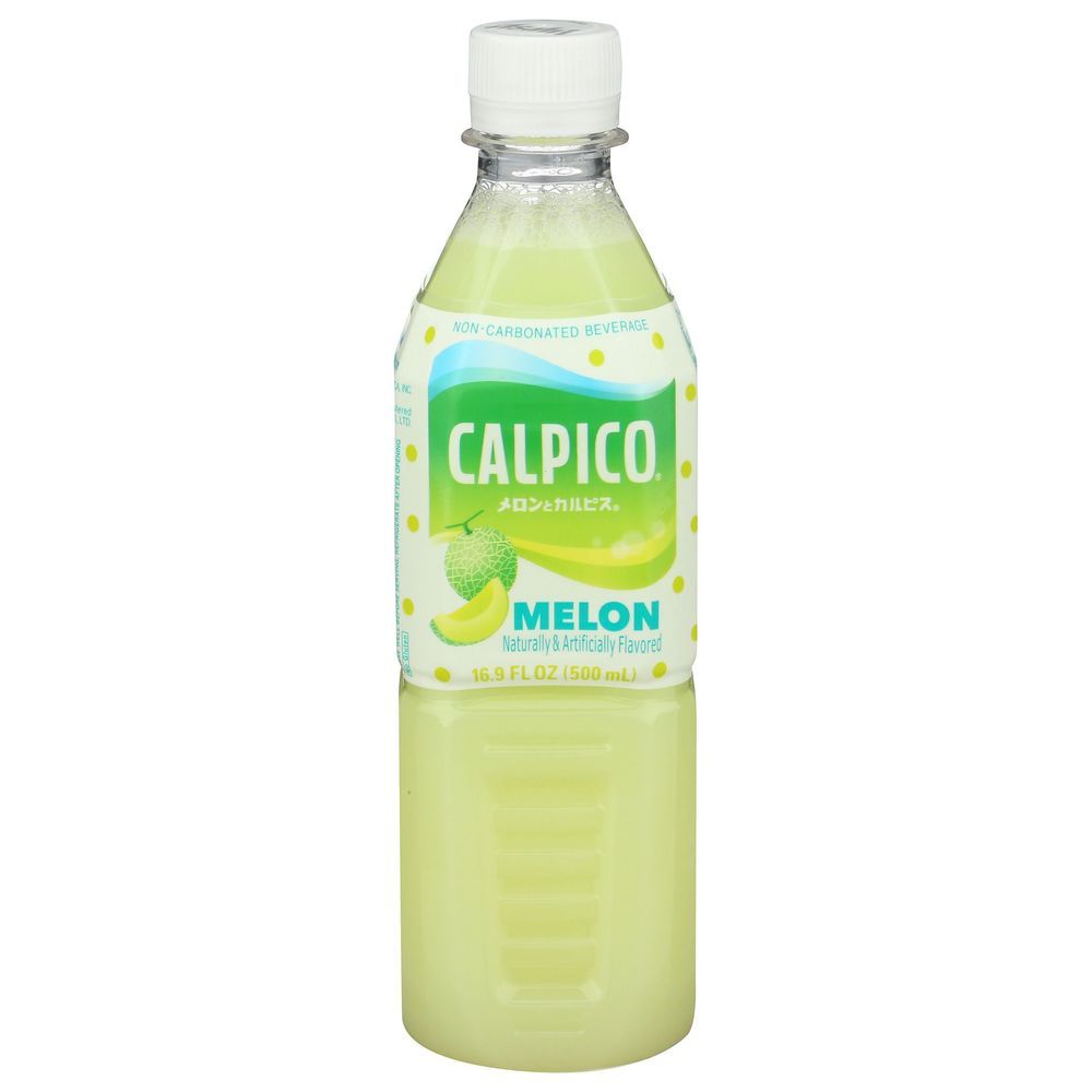 Calpico Melon Non Carbonated Beverage, 16.9 Fluid Ounce Pet Bottle -- 6 Per Case