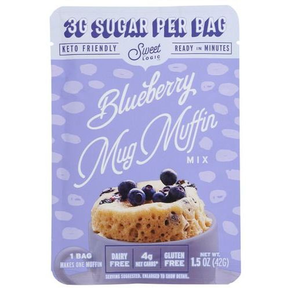 Sweet Logic Blueberry Mug Muffin Mix, 1.5 Ounce -- 10 Per Case