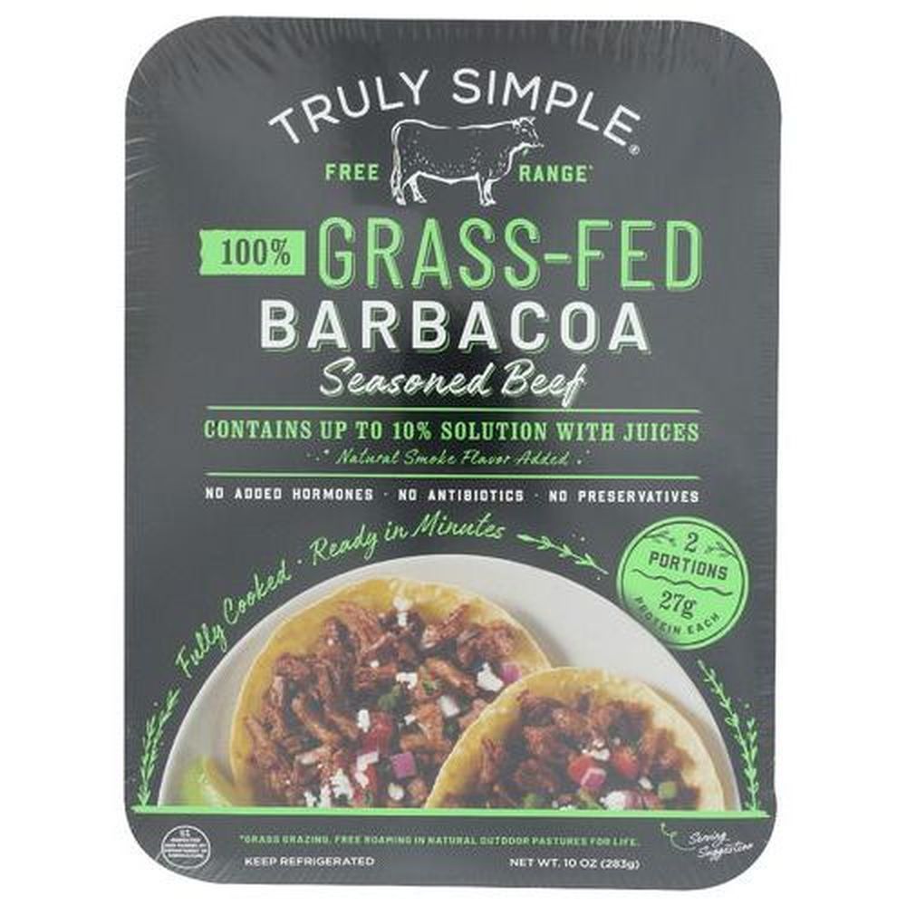 Truly Simple Barbacoa Seasoned Beef, 10 Ounce -- 8 Per Case