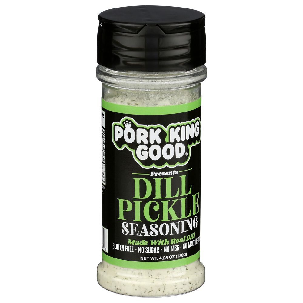 Pork King Good Dill Pickle Seasoning, 4.25 Ounce -- 6 Per Case