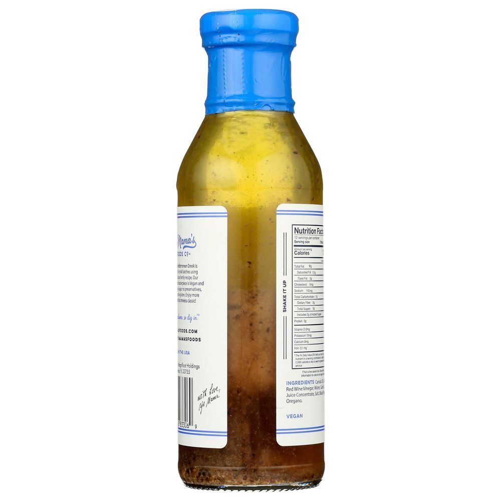Yo Mama's Foods Greek Dressing And Dip, 12 Ounce -- 6 Per Case