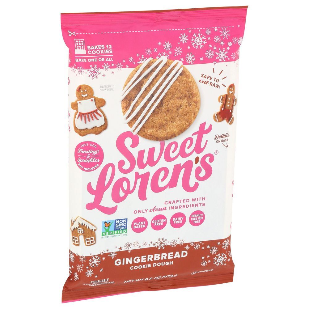 Sweet Loren's Gingerbread Cookie Dough, 9.6 Ounce -- 6 Per Case