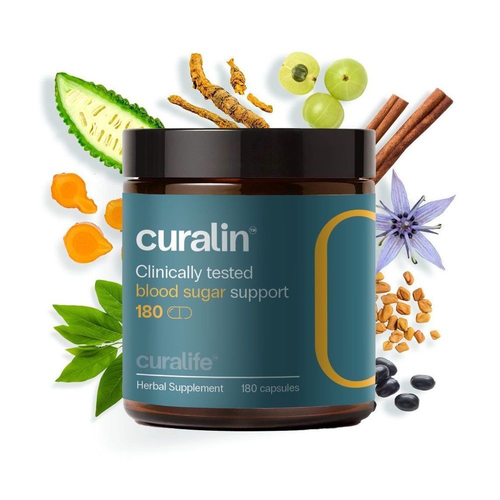 Curalife Curalin 180 Blood Sugar Support Capsules, 180 Count