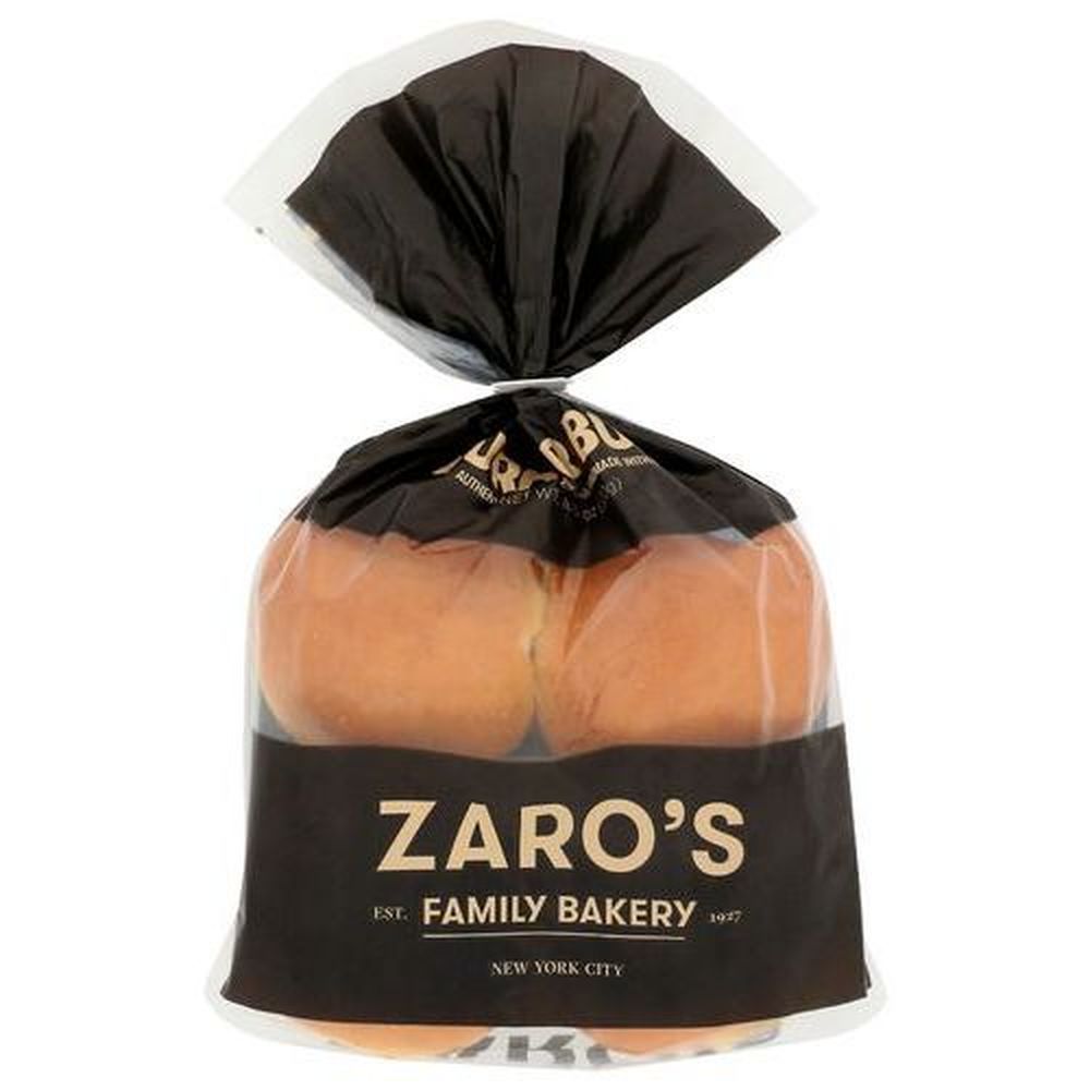 Zaros Family Bakery Challah Hamburger Bun, 10.5 Ounce -- 6 Per Case