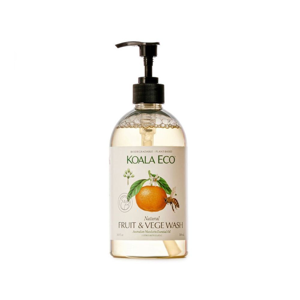 Koala Eco Natural Mandarin Fruit And Vegetable Wash, 16.9 Fluid Ounce -- 6 Per Case