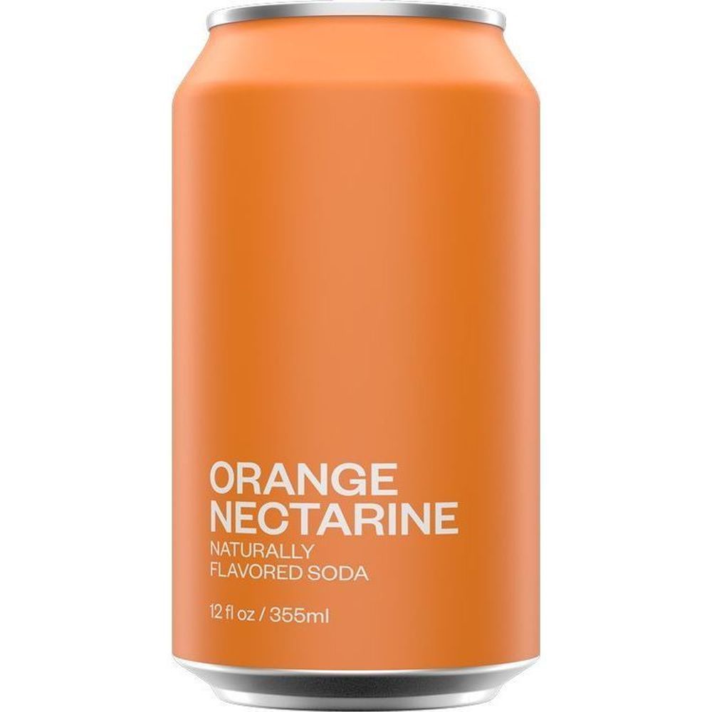 United Sodas Of America Orange Nectarine Soda, 12 Fluid Ounce -- 12 Per Case