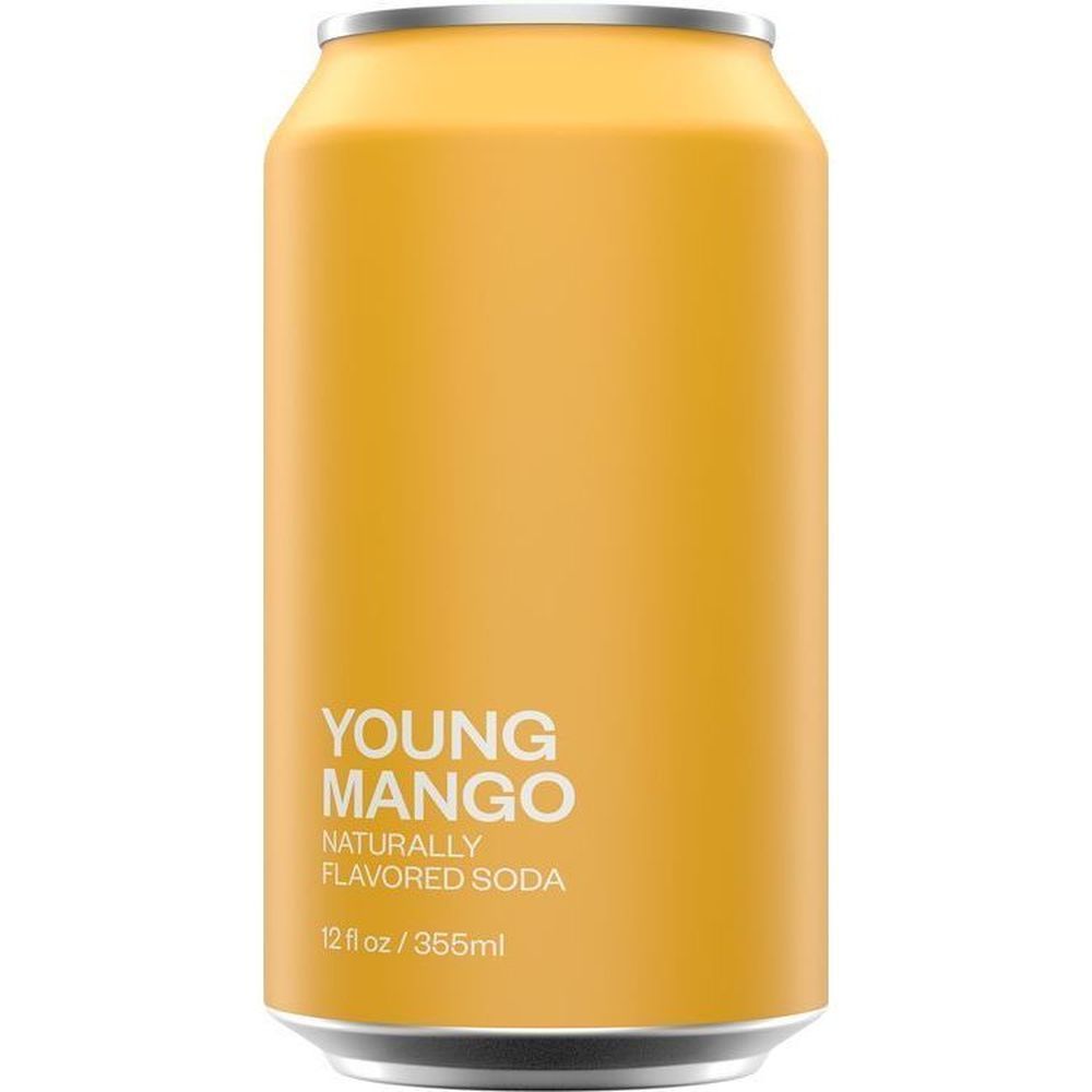 United Sodas Of America Young Mango Soda, 12 Fluid Ounce -- 12 Per Case