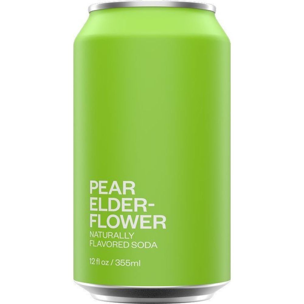 United Sodas Of America Pear Elderberry Soda, 12 Fluid Ounce -- 12 Per Case
