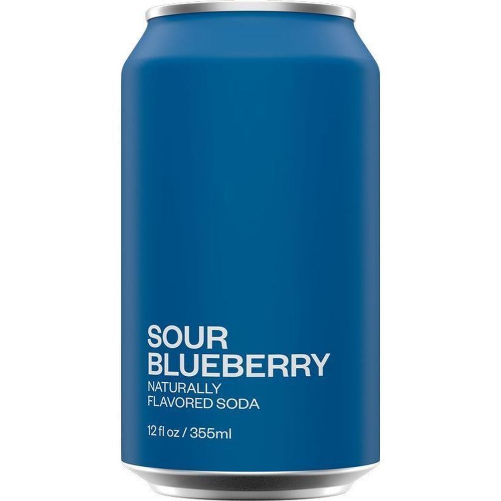 United Sodas Of America Sour Blueberry Soda, 12 Fluid Ounce -- 12 Per Case
