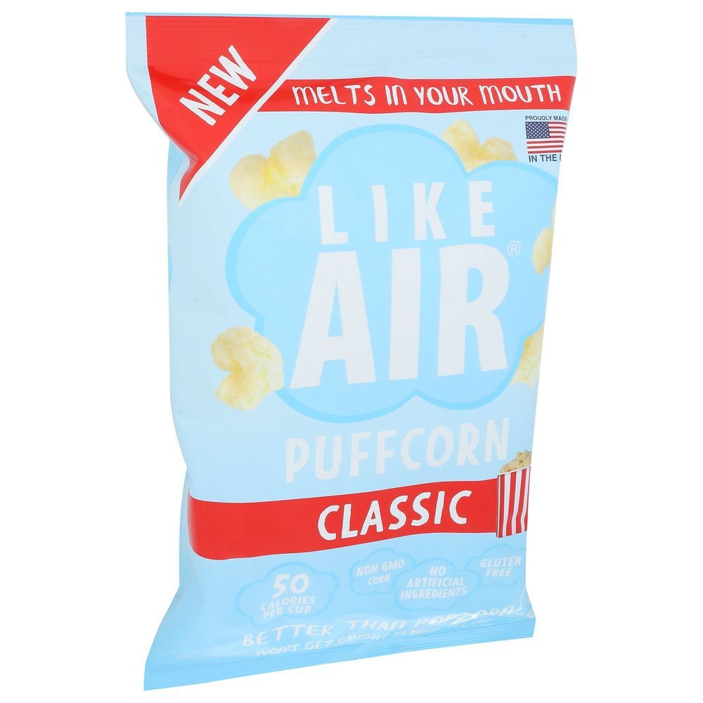 Like Air Classic Butter Salt Baked Puffcorn, 4 Ounce -- 12 Per Case