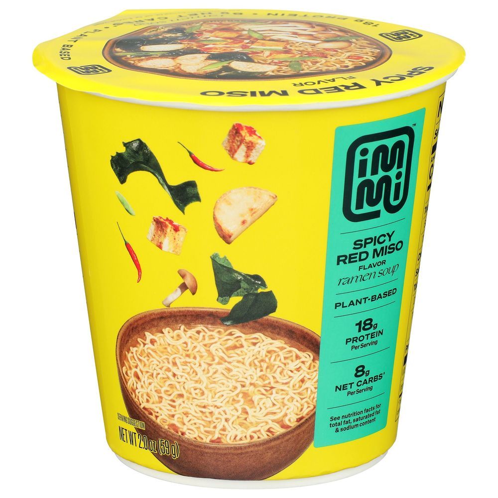 Immi Spicy Red Miso Ramen, 2 Ounce -- 6 Per Case
