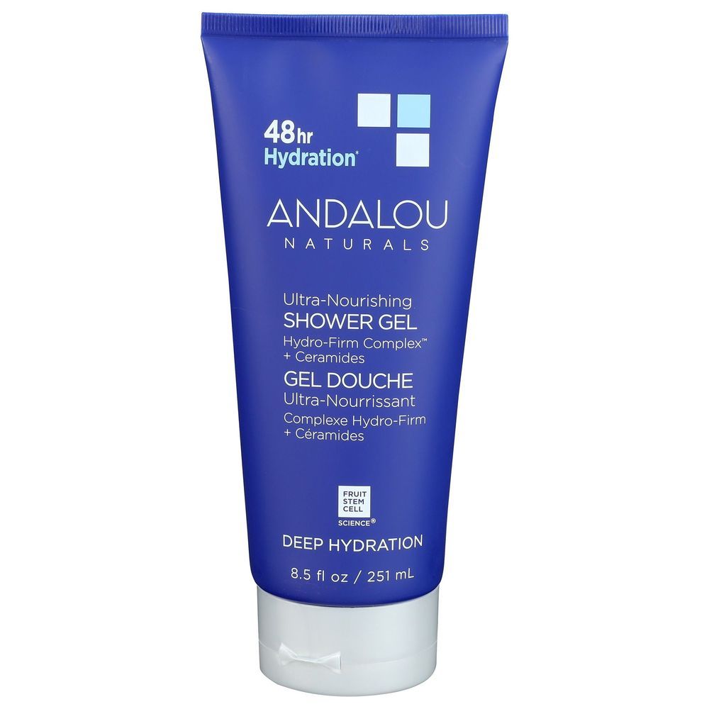 Andalou Naturals Deep Hydration Ultra-nourishing Shower Gel, 8.5 Fluid Ounce