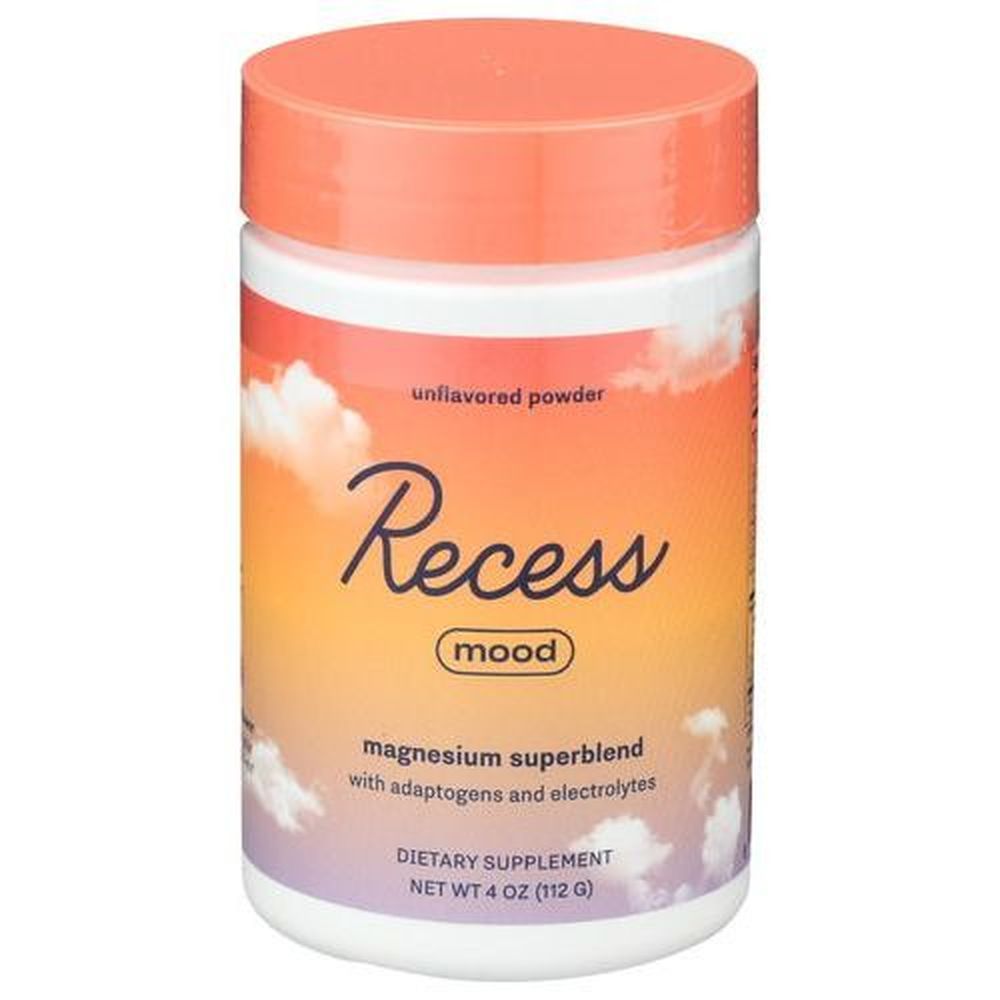 Recess Unflavored Mood And Stress Relief Dietary Supplement Powder, 4 Ounce