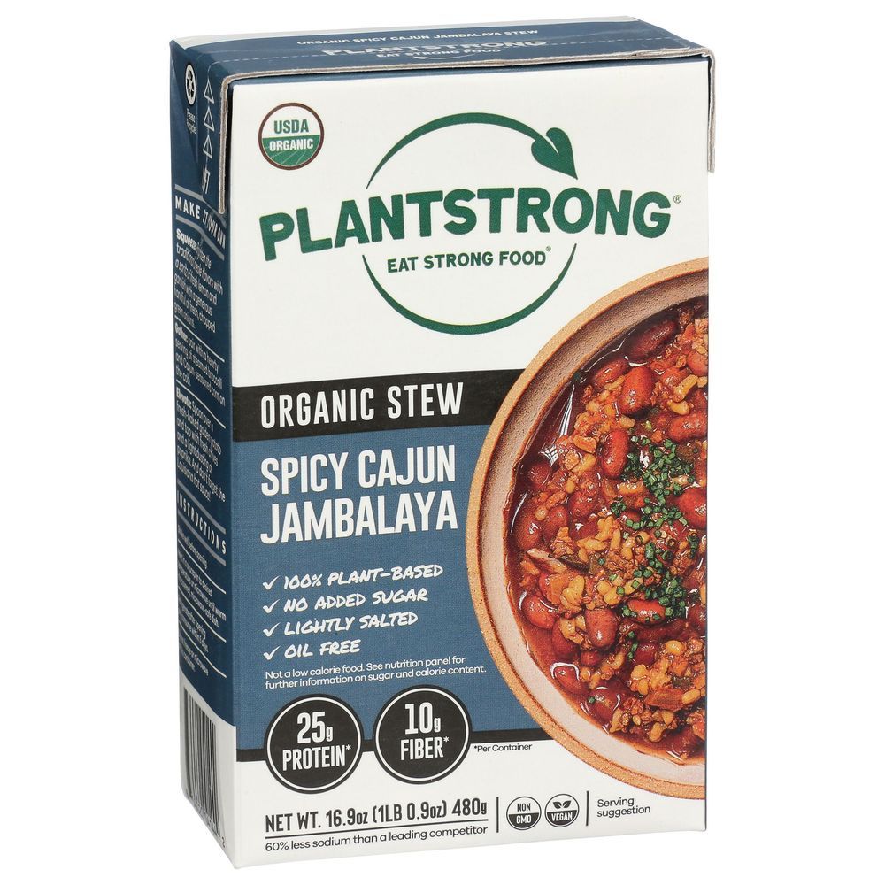 Plantstrong Organic Spice Cajun Jambalaya Stew, 16.9 Ounce -- 6 Per Case