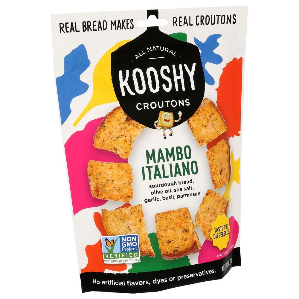 Kooshy Mambo Italiano Croutons, 5 Ounce -- 6 Per Case