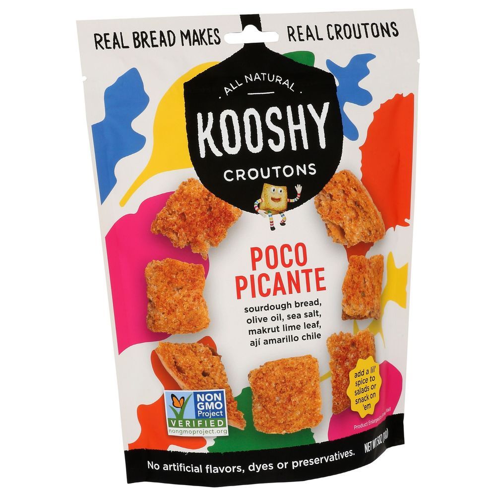 Kooshy Poco Picante Croutons, 5 Ounce -- 6 Per Case