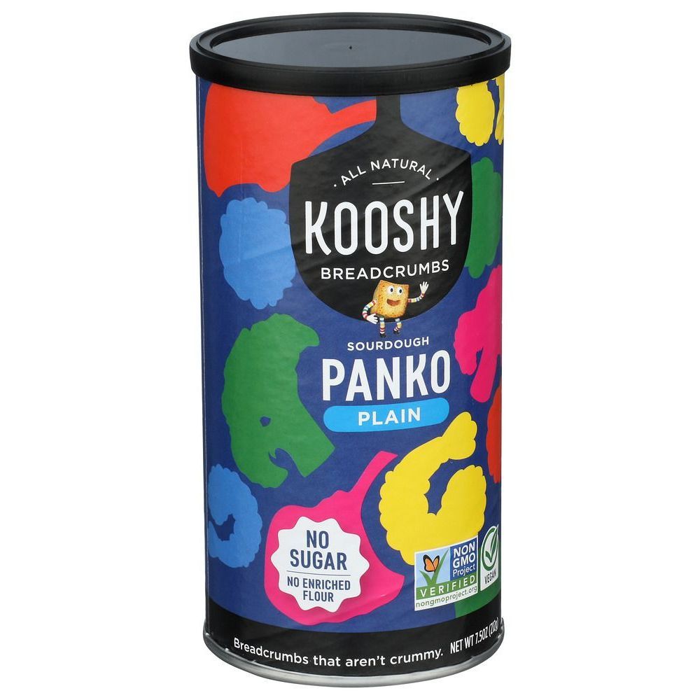 Kooshy Plain Panko Breadcrumbs, 7.5 Ounce -- 6 Per Case